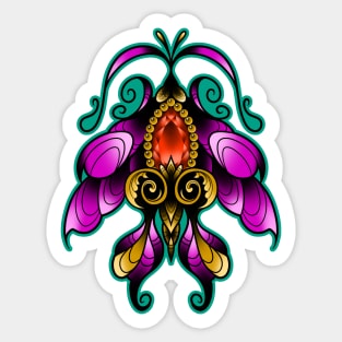 jewel moth Sticker